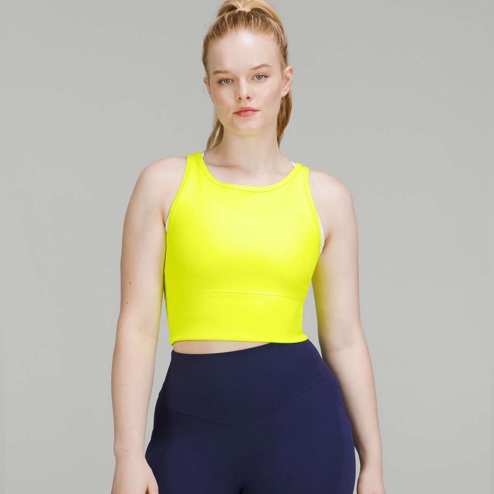 Power Pivot Ribbed Tank Top Lululemon Size 2